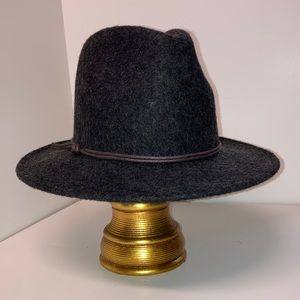 HAT-Dark Gray Felt Panama Hat